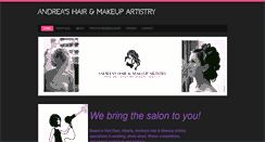 Desktop Screenshot of andreahairandmakeup.com